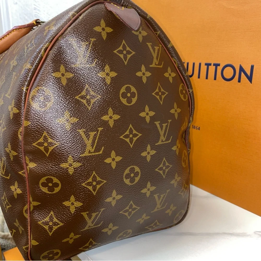 Louis Vuitton Keepall! LV Monogram Keepall 45 Vintage Bag!